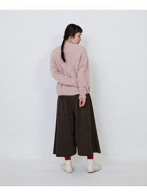 【LOISIR】カシミヤファー加工カーディガン 詳細画像 グレー 14