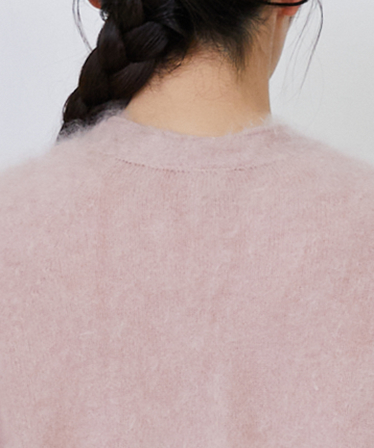 【LOISIR】カシミヤファー加工カーディガン 詳細画像 グレー 19