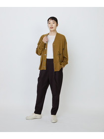 【LOISIR】【EC限定・アーティストコラボ】LOISIR×TORANEKOBONBONインターシャニットカーディガン 詳細画像 ブラック 11