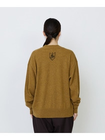 【LOISIR】【EC限定・アーティストコラボ】LOISIR×TORANEKOBONBONインターシャニットカーディガン 詳細画像 ブラック 18