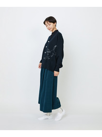 【LOISIR】【EC限定・アーティストコラボ】LOISIR×TORANEKOBONBONインターシャニットカーディガン 詳細画像 ブラック 5