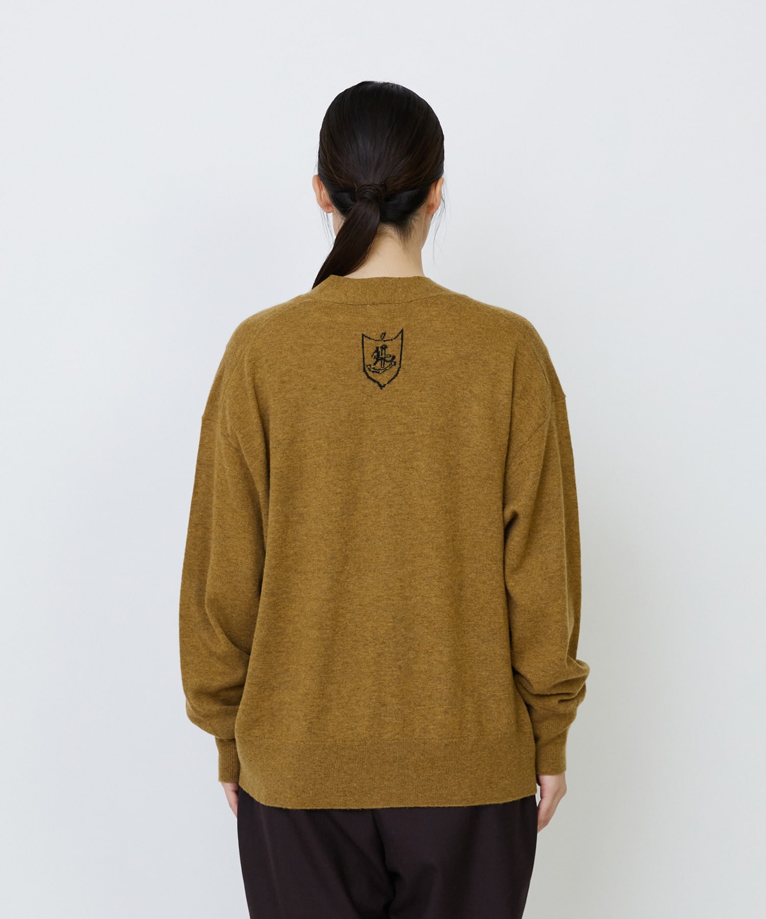 【LOISIR】【EC限定・アーティストコラボ】LOISIR×TORANEKOBONBONインターシャニットカーディガン 詳細画像 ブラック 18