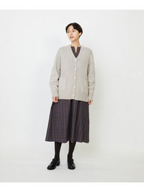 【LOISIR】ホールガーメントカシミヤ混天竺カーディガン 詳細画像 ベージュ 11