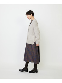 【LOISIR】ホールガーメントカシミヤ混天竺カーディガン 詳細画像 ベージュ 13