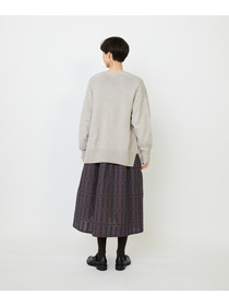 【LOISIR】ホールガーメントカシミヤ混天竺カーディガン 詳細画像 ベージュ 14