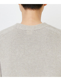 【LOISIR】ホールガーメントカシミヤ混天竺カーディガン 詳細画像 ベージュ 19