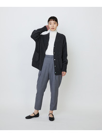 【LOISIR】ホールガーメントカシミヤ混天竺カーディガン 詳細画像 ベージュ 2