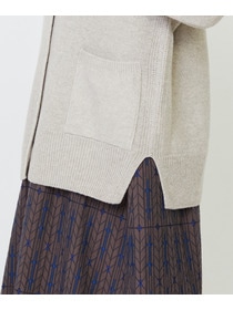 【LOISIR】ホールガーメントカシミヤ混天竺カーディガン 詳細画像 ベージュ 22