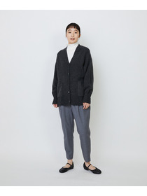 【LOISIR】ホールガーメントカシミヤ混天竺カーディガン 詳細画像 ベージュ 3