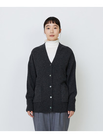 【LOISIR】ホールガーメントカシミヤ混天竺カーディガン 詳細画像 ベージュ 6