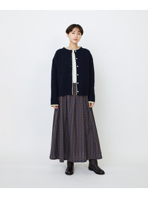 【LOISIR】｜2BUY10%OFF・3BUY20%OFF｜【11月お気に入り登録ブランド内3位】メリノウール天竺カーディガン 詳細画像 ネイビー 23