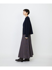 【LOISIR】｜2BUY10%OFF・3BUY20%OFF｜【11月お気に入り登録ブランド内3位】メリノウール天竺カーディガン 詳細画像 ネイビー 25