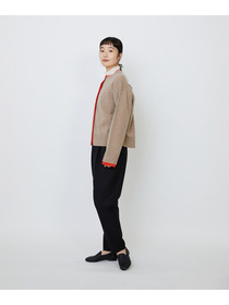 【LOISIR】｜2BUY10%OFF・3BUY20%OFF｜【11月お気に入り登録ブランド内3位】メリノウール天竺カーディガン 詳細画像 ネイビー 3