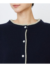 【LOISIR】｜2BUY10%OFF・3BUY20%OFF｜【11月お気に入り登録ブランド内3位】メリノウール天竺カーディガン 詳細画像 ネイビー 30