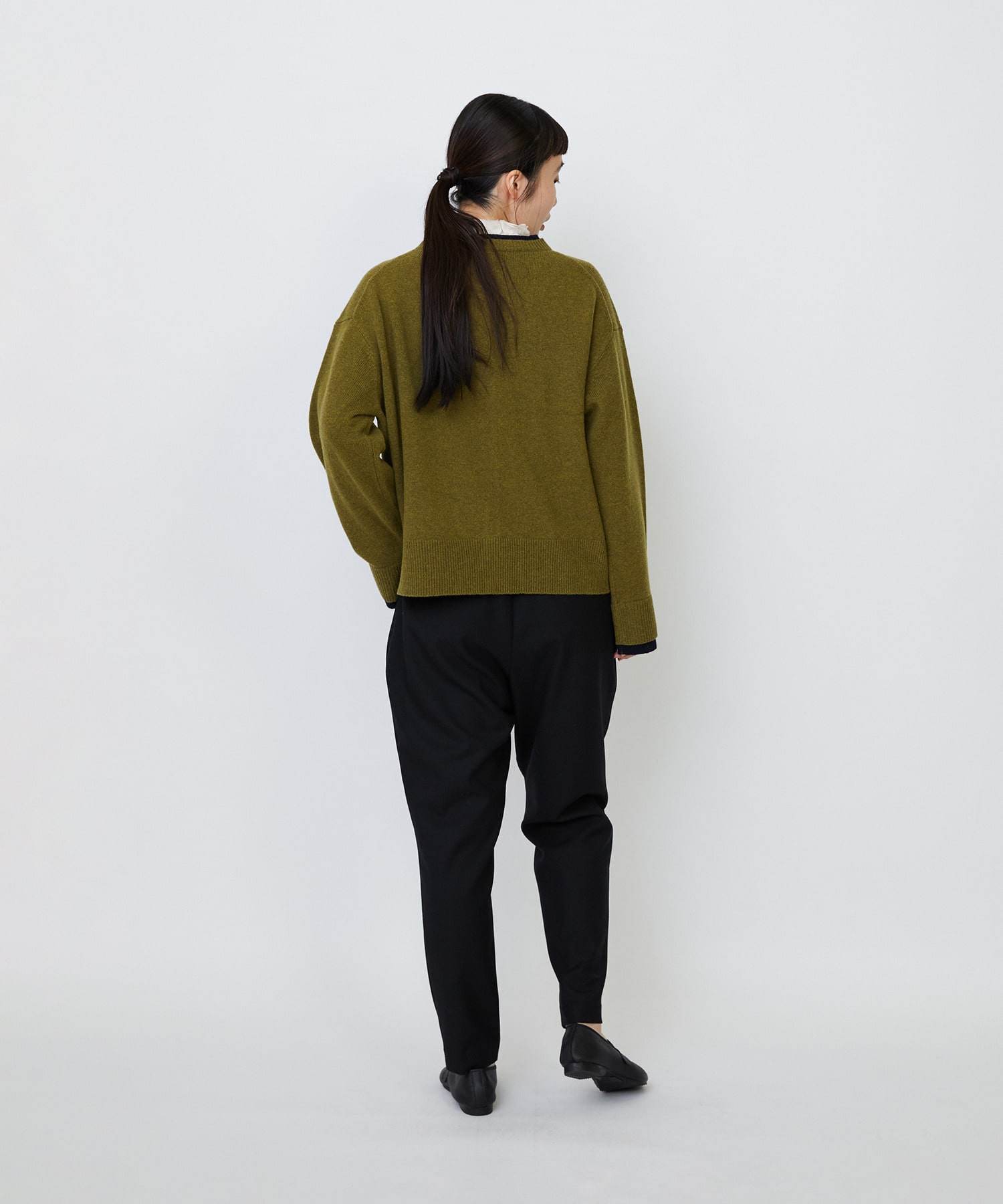 【LOISIR】｜2BUY10%OFF・3BUY20%OFF｜【11月お気に入り登録ブランド内3位】メリノウール天竺カーディガン 詳細画像 ネイビー 12