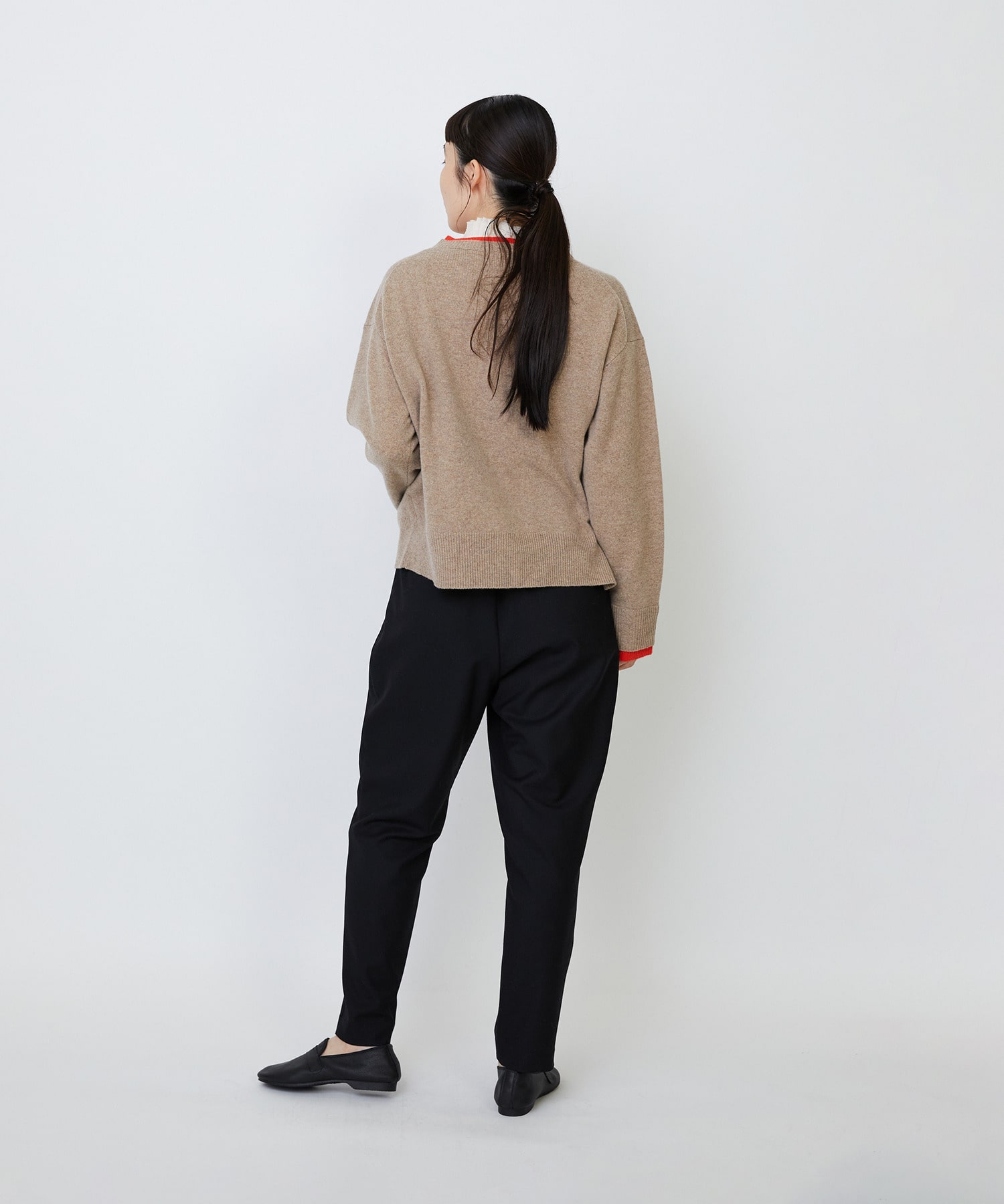 【LOISIR】｜2BUY10%OFF・3BUY20%OFF｜【11月お気に入り登録ブランド内3位】メリノウール天竺カーディガン 詳細画像 ネイビー 4