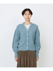 【LOISIR】ラムウール片畦ショートカーディガン 詳細画像 モカ 21