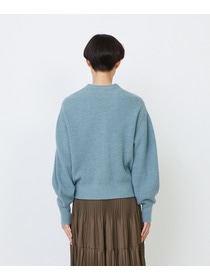 【LOISIR】ラムウール片畦ショートカーディガン 詳細画像 モカ 23