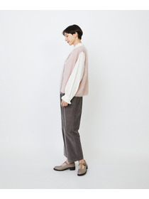 【LOISIR】カシミヤファー加工ベスト 詳細画像 ピンク 10