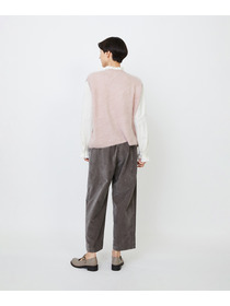 【LOISIR】カシミヤファー加工ベスト 詳細画像 ピンク 11