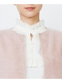 【LOISIR】カシミヤファー加工ベスト 詳細画像 ピンク 15