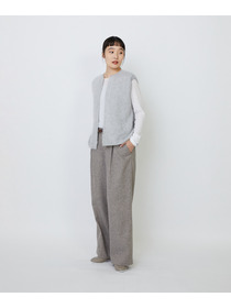 【LOISIR】カシミヤファー加工ベスト 詳細画像 ピンク 2