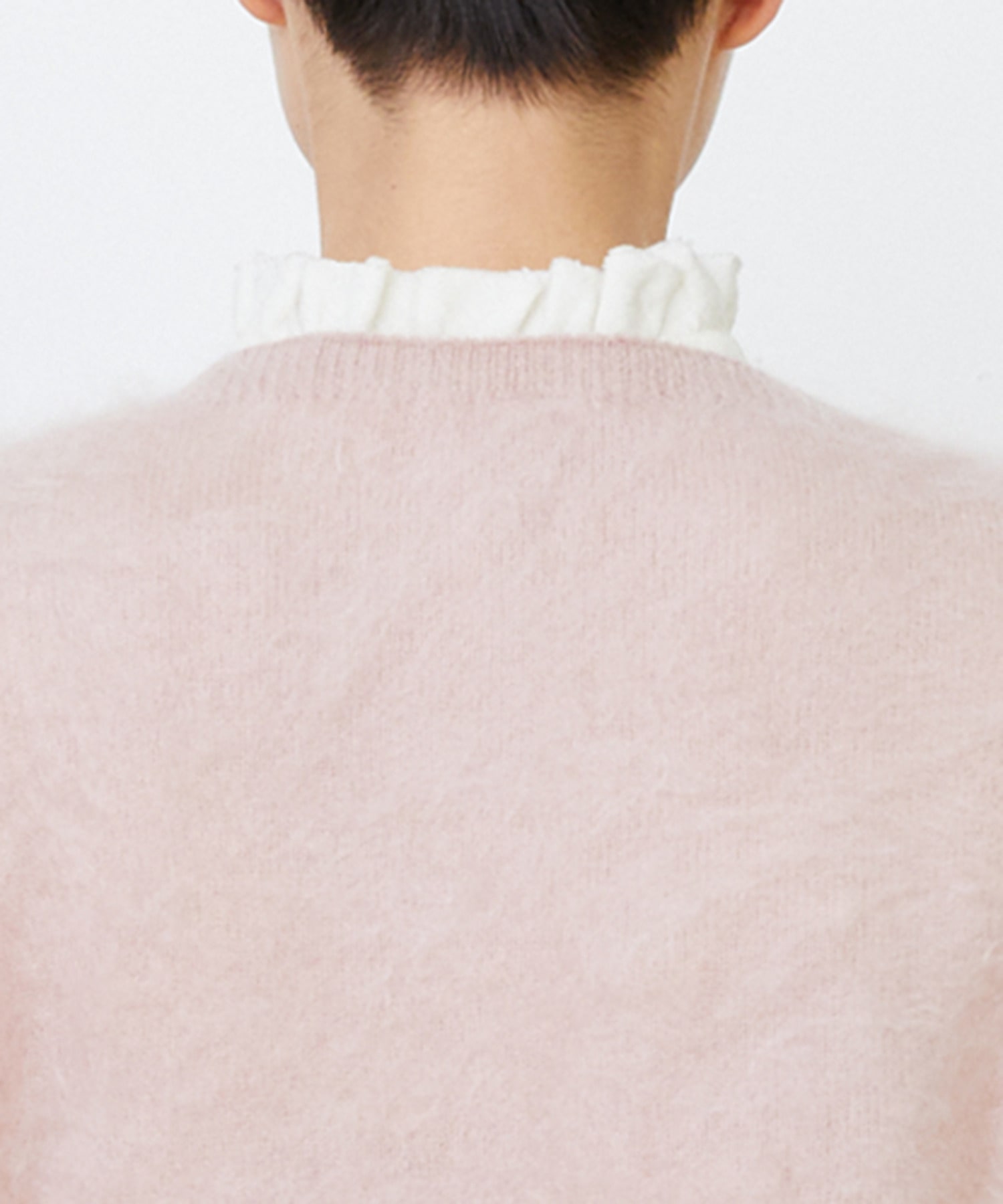 【LOISIR】カシミヤファー加工ベスト 詳細画像 ピンク 16