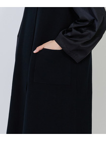 【LOISIR】｜2BUY10%OFF・3BUY20%OFF｜コットンダブルジャカードロングベスト 詳細画像 ブラック 24