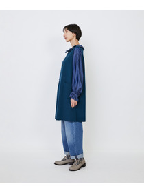 【LOISIR】｜2BUY10%OFF・3BUY20%OFF｜コットンダブルジャカードロングベスト 詳細画像 ブラック 5
