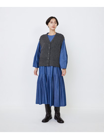 【LOISIR】リネンウールホールガーメントベスト 詳細画像 キナリ 11