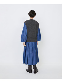 【LOISIR】リネンウールホールガーメントベスト 詳細画像 キナリ 14