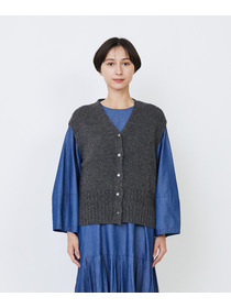 【LOISIR】リネンウールホールガーメントベスト 詳細画像 キナリ 15