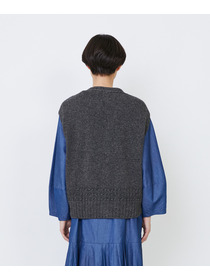 【LOISIR】リネンウールホールガーメントベスト 詳細画像 キナリ 17