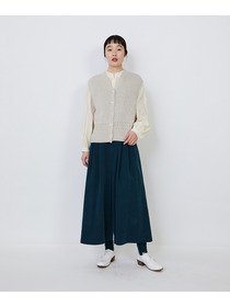 【LOISIR】リネンウールホールガーメントベスト 詳細画像 キナリ 2