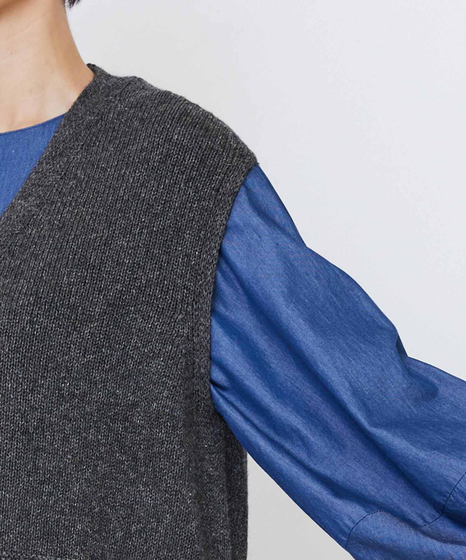 【LOISIR】リネンウールホールガーメントベスト 詳細画像 キナリ 20