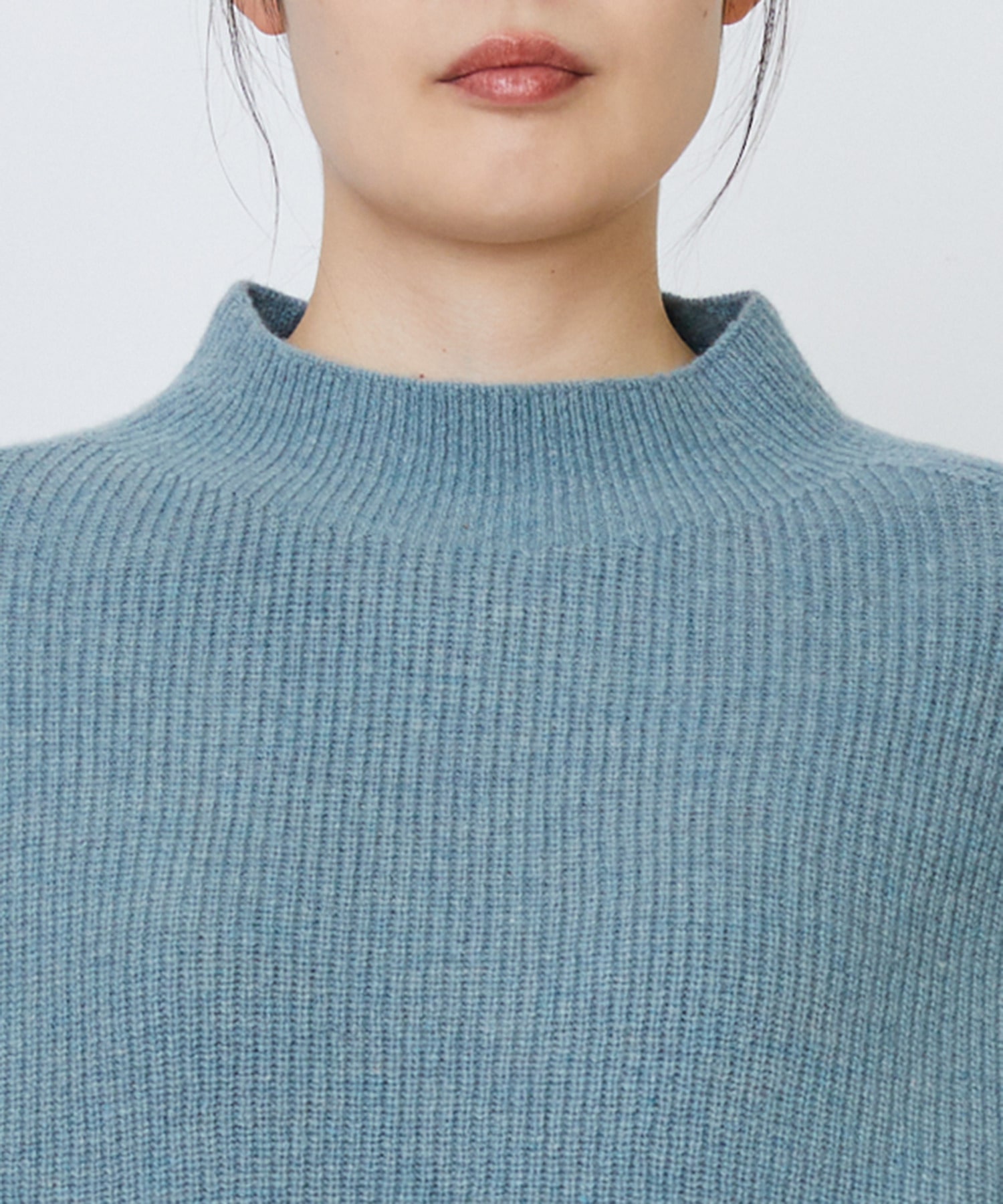 【LOISIR】ラムウール片畦ベスト 詳細画像 モカ 24