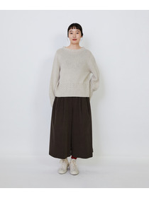 【LOISIR】｜2BUY10%OFF・3BUY20%OFF｜リネンウールホールガーメントプルオーバー 詳細画像 グレー 10