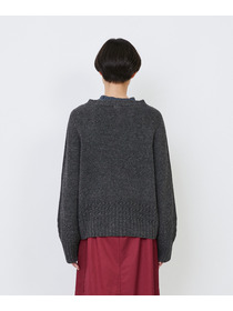 【LOISIR】｜2BUY10%OFF・3BUY20%OFF｜リネンウールホールガーメントプルオーバー 詳細画像 グレー 8