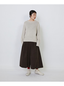 【LOISIR】｜2BUY10%OFF・3BUY20%OFF｜リネンウールホールガーメントプルオーバー 詳細画像 グレー 9