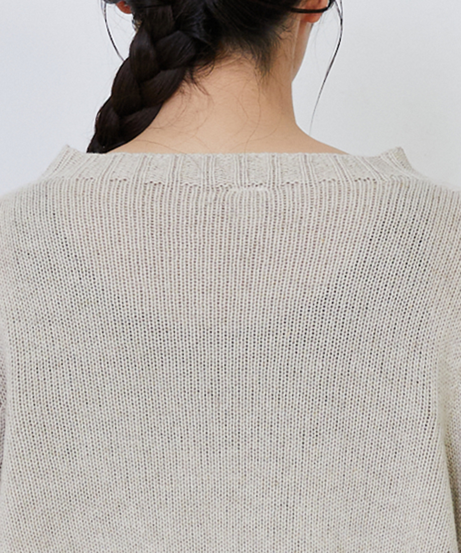 【LOISIR】｜2BUY10%OFF・3BUY20%OFF｜リネンウールホールガーメントプルオーバー 詳細画像 グレー 18