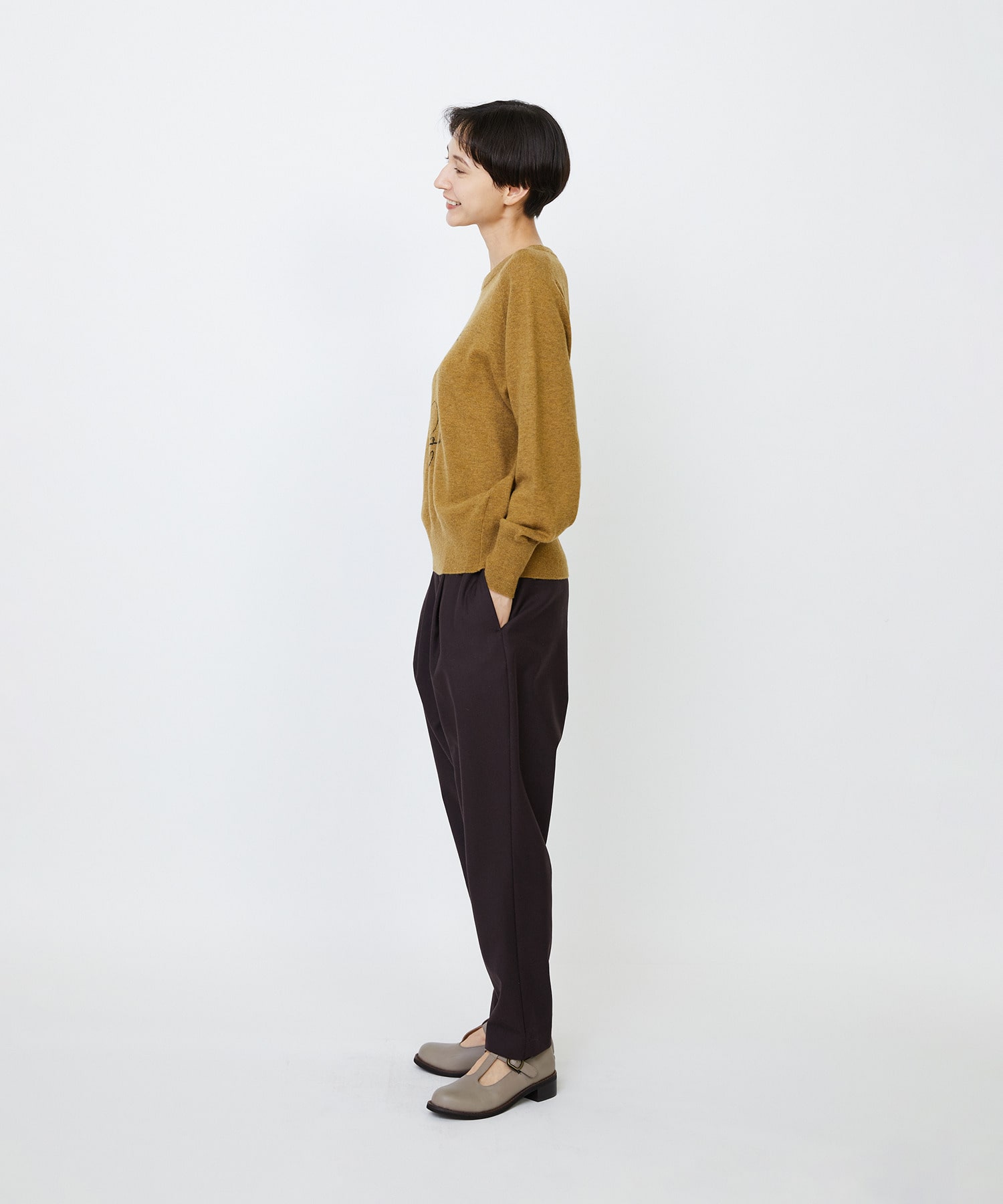 【LOISIR】｜2BUY10%OFF・3BUY20%OFF｜【アーティストコラボ】LOISIR×TORANEKOBONBONインターシャニットプルオーバー 詳細画像 ネイビー 12