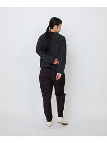 【LOISIR】【11月お気に入り登録ブランド内5位】ホールガーメントカシミヤ混天竺セーラーカラープルオーバー 詳細画像 チャコールグレー 12