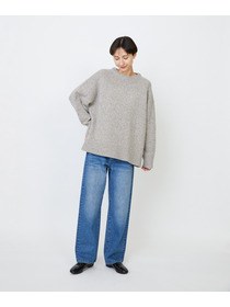 【LOISIR】メリノウール撚り杢天竺プルオーバー 詳細画像 パープル系その他 17