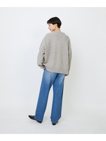 【LOISIR】メリノウール撚り杢天竺プルオーバー 詳細画像 パープル系その他 19