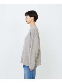 【LOISIR】メリノウール撚り杢天竺プルオーバー 詳細画像 パープル系その他 21