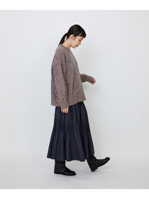 【LOISIR】メリノウール撚り杢天竺プルオーバー 詳細画像 パープル系その他 3