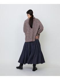 【LOISIR】メリノウール撚り杢天竺プルオーバー 詳細画像 パープル系その他 4