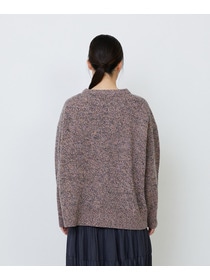 【LOISIR】メリノウール撚り杢天竺プルオーバー 詳細画像 パープル系その他 7