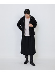 【LOISIR】｜2BUY10%OFF・3BUY20%OFF｜度詰め裏毛ジップフーディ 詳細画像 ブラック 11