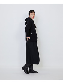 【LOISIR】｜2BUY10%OFF・3BUY20%OFF｜度詰め裏毛ジップフーディ 詳細画像 ブラック 14